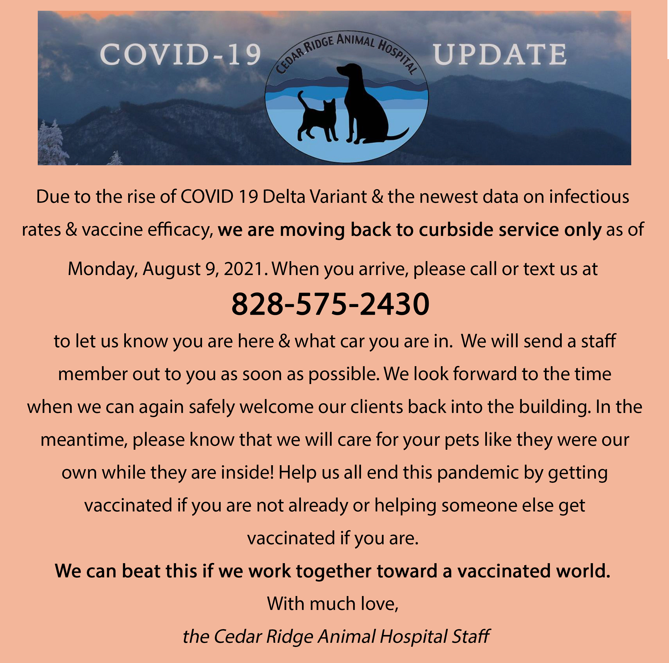 Cedar Ridge Animal Hospital Asheville Veterinarian